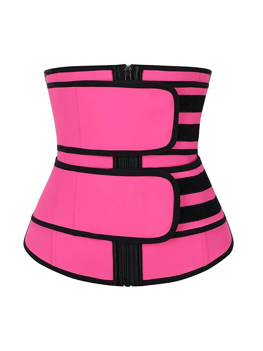 Double Waist Belt Waist Trainer Steel Bone Corset Waist Trainer Neoprene Corset - Image 3