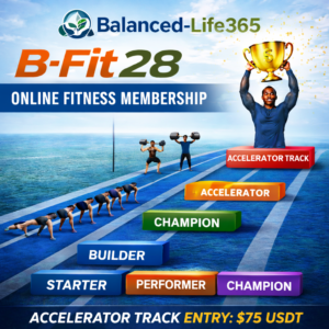 B-Fit28 Online Fitness Membership – Accelerator Track (510 TTD)