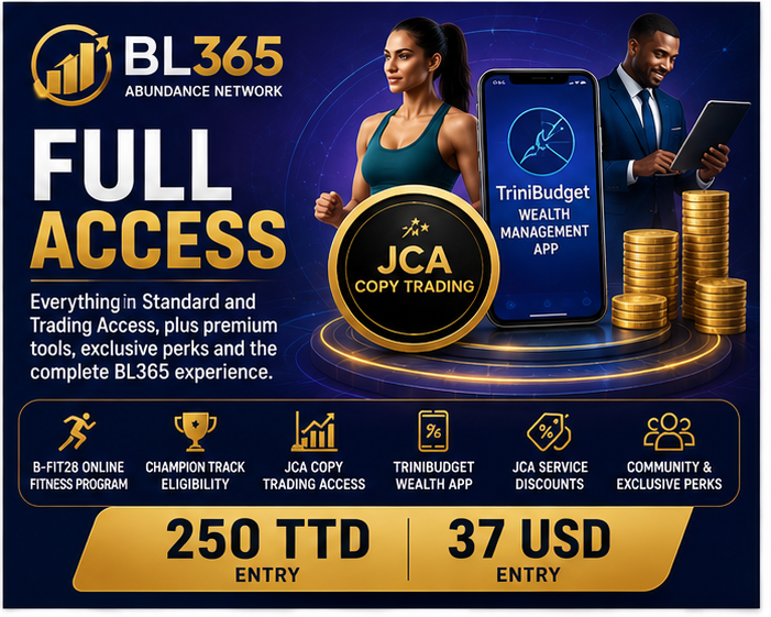 BL365 Abundance Network Full Access, 250 TTD or 37 USD