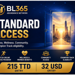 BL365 Abundance Network Standard Access, 215 TTD or 32 USD
