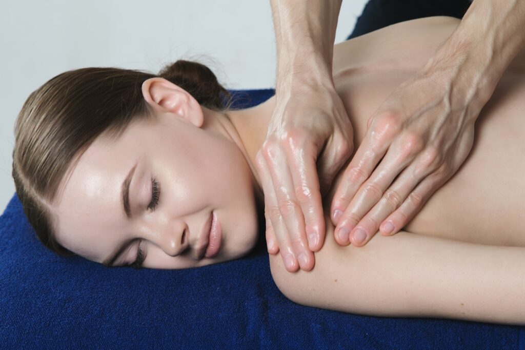 Representative back and shoulder massage experience