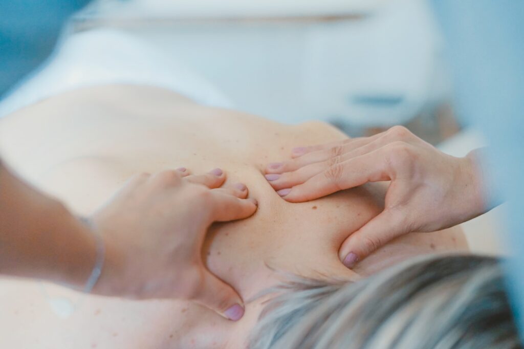 Representative deep tissue massage service